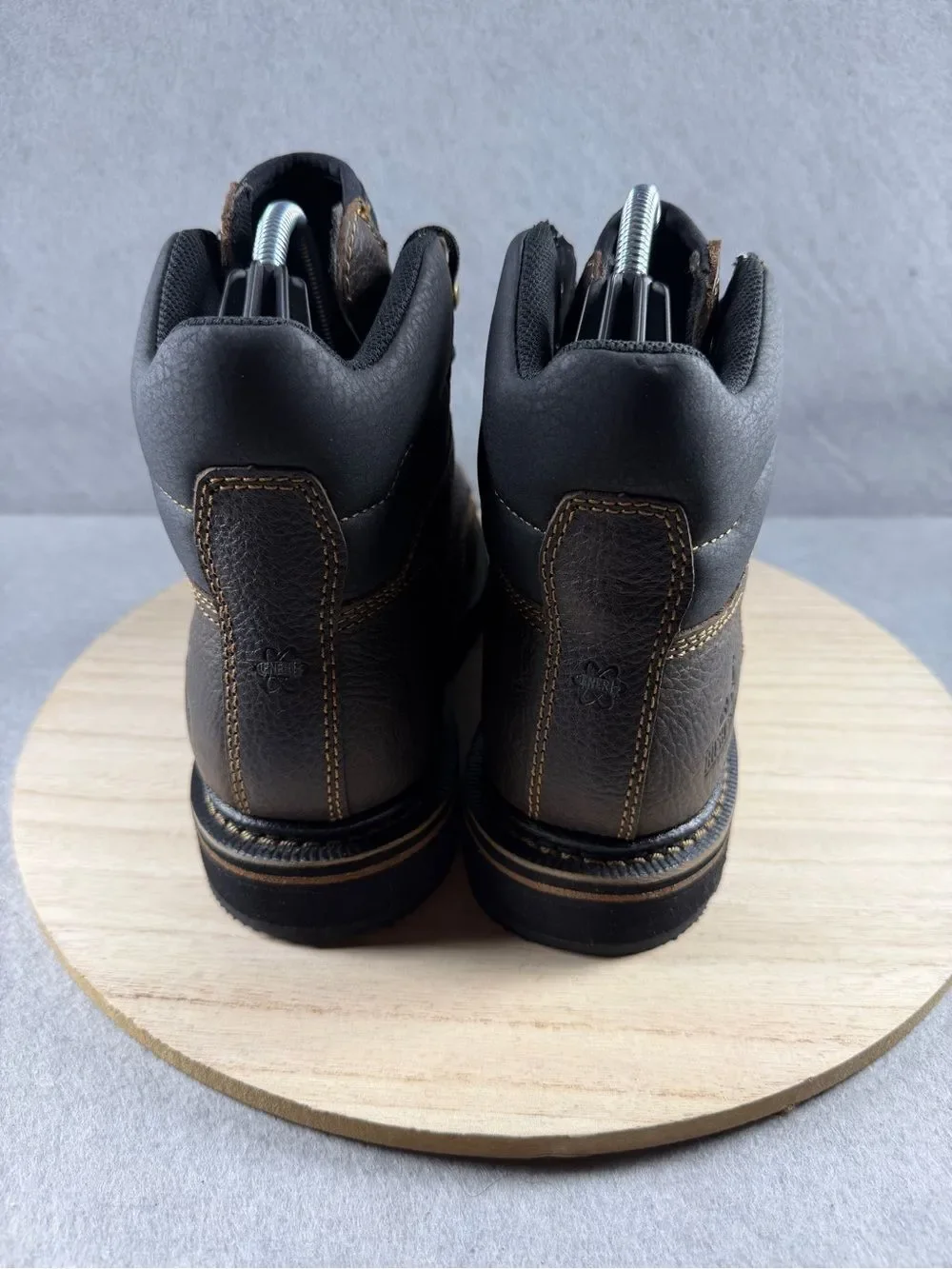 Irish Setter Kittson Work Boots Brown Leather Slip Resistant 83663 Mens Sz 9 D